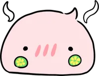 頭から湯気が出ている、ゆんとの顔
